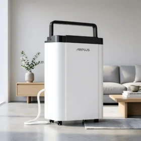 AIRPLUS 70 Pints Dehumidifier for Home, 4500 Sq. Ft Basement Dehumidifier with Continuous Drain Hose & Intelligent Humidistat for Bathroom, Bedroom, Large Room
