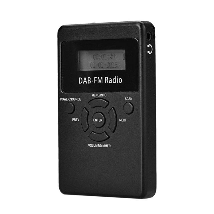 HRD-101 Portable Mini Digital DAB+FM Radio with Lanyard & Headset HRD-101 Portable Mini Digital DAB+FM Radio with Lanyard & Headset
