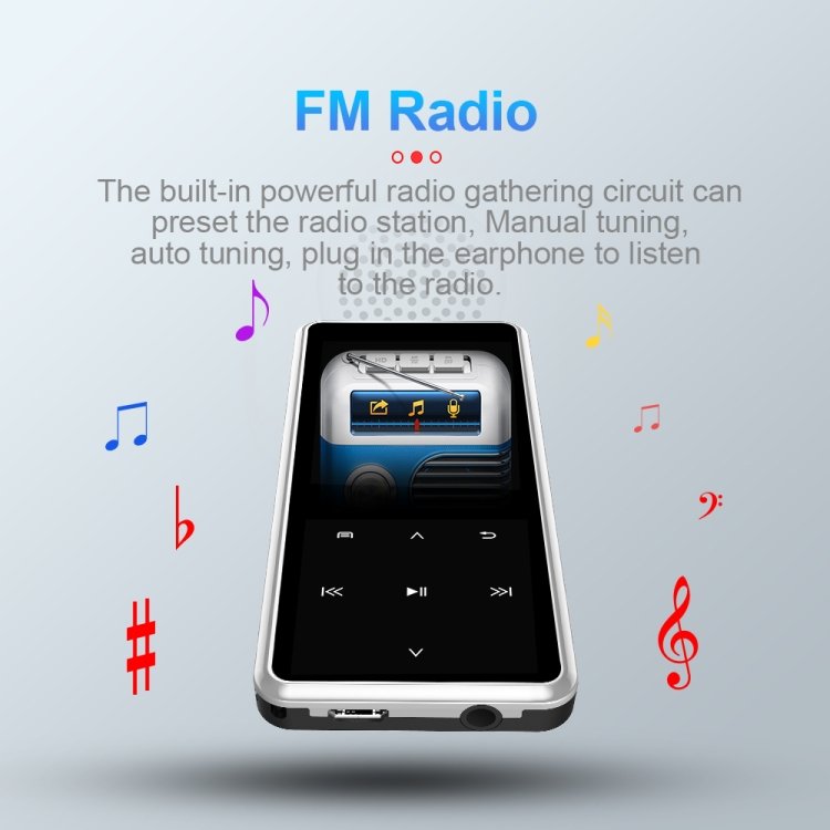 M12 Multifunctional Portable Bluetooth Player, 4GB, 8GB, 16GB, 32GB