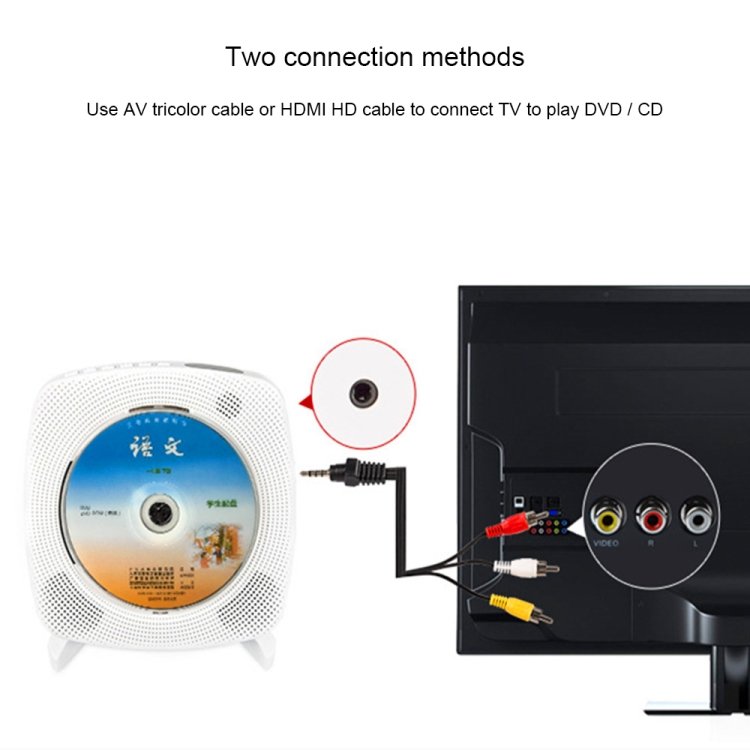 Kecag KC-609 Wall Mounted Home DVD Player Bluetooth CD Player...