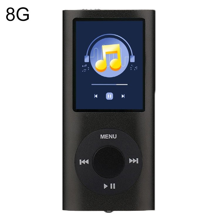 1.8 inch TFT Screen Metal MP4 Player, With 8G TF Card+Earphone+Cable...