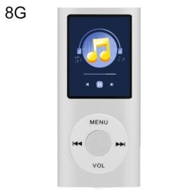 1.8 inch TFT Screen Metal MP4 Player, With 8G TF Card+Earphone+Cable...