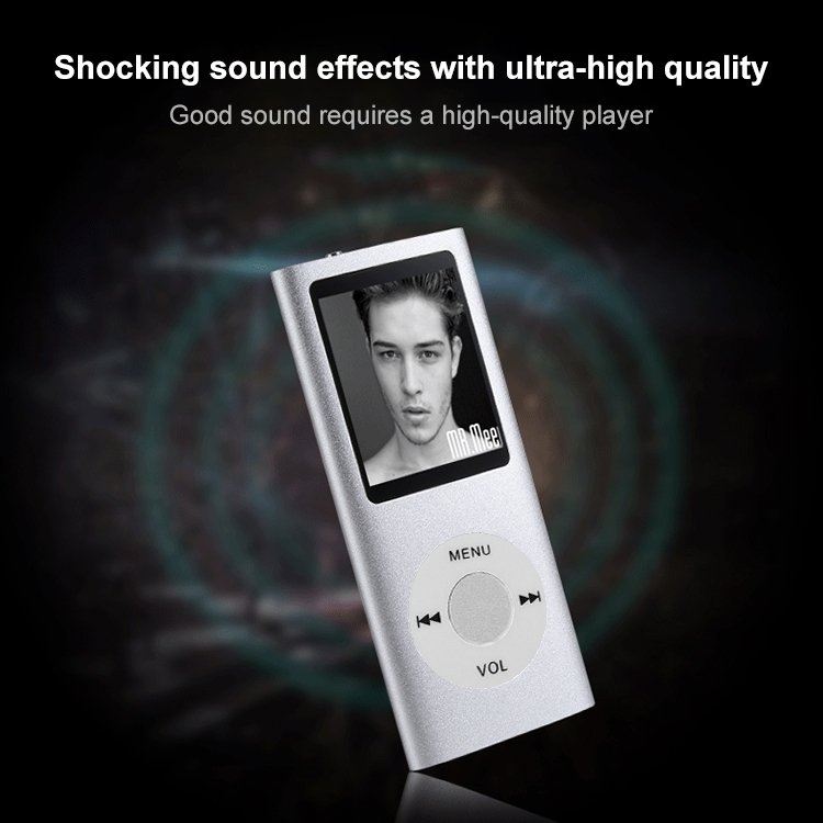 1.8 inch TFT Screen Metal MP4 Player, With Earphone+Cable