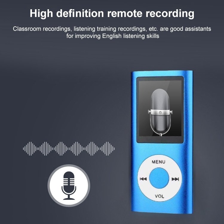 1.8 inch TFT Screen Metal MP4 Player, With 8G TF Card+Earphone+Cable...
