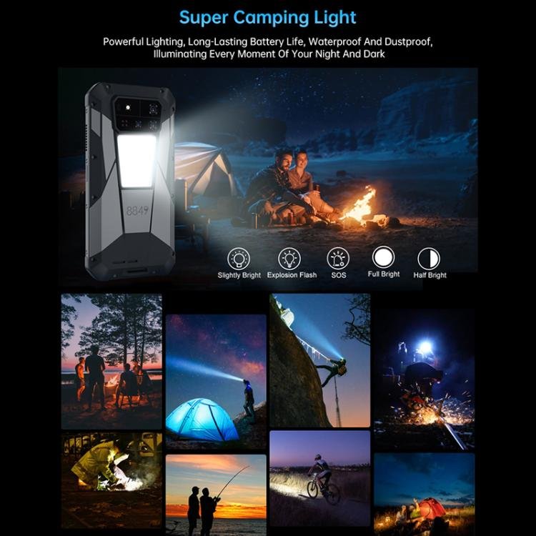 Unihertz Tank 4 Pro Projector Rugged Phone, 18GB+1TB, Night Vision, 6.73 inch Android 13 Dimensit...