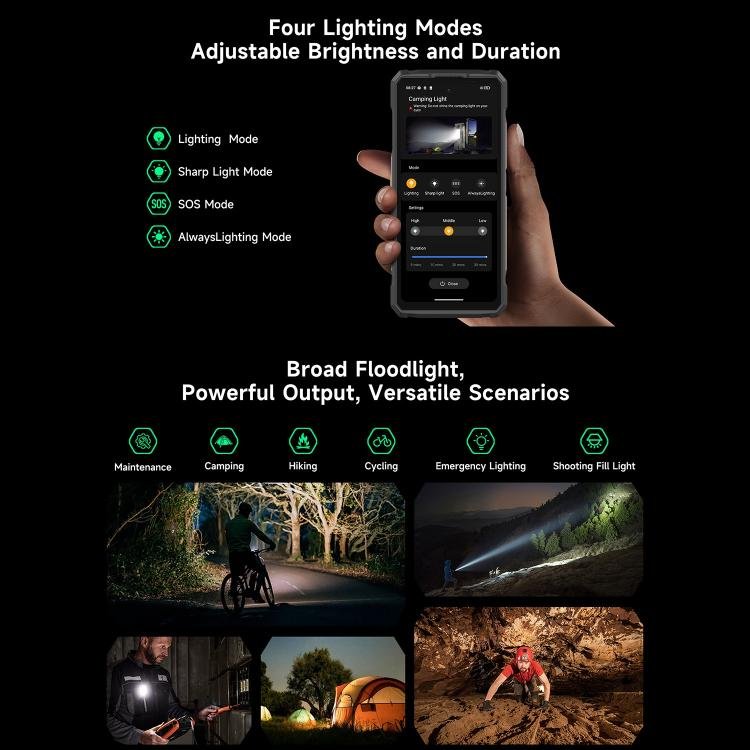 Ulefone Armor 33 Rugged Phone, 12GB+512GB, 6.95 inch Android 15 MediaTek Helio G100 Octa Core, Ne...