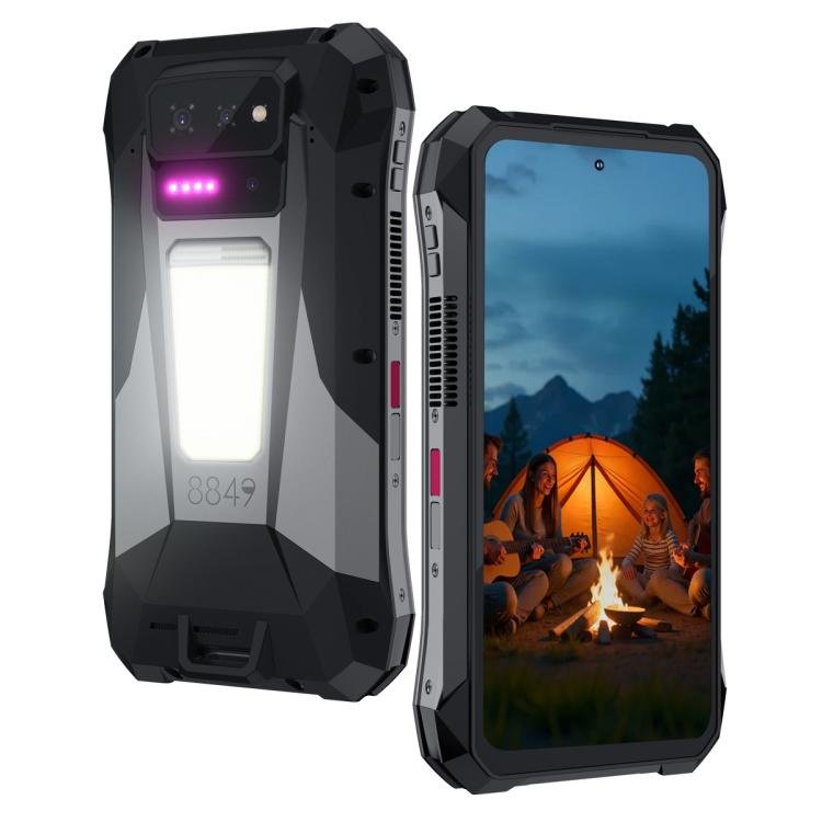 Unihertz 8849Tank X Projector Rugged Phone, 16GB+512GB, Side Fingerprint, Nig…