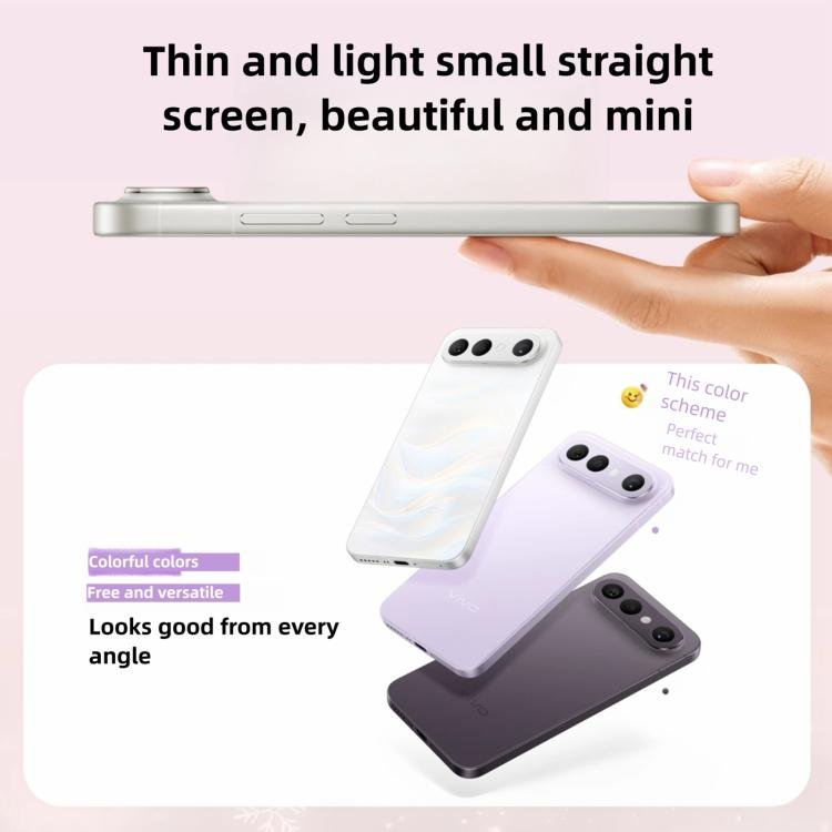 vivo S50 Pro mini, 16GB+512GB, 3D Fingerprint, 6.31 inch Android 16 OriginOS 6 Snapdragon 8 Gen 5...