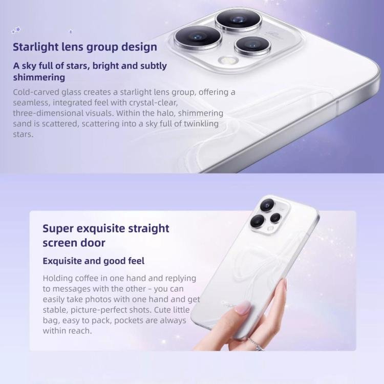OPPO Reno15c, 12GB+512GB, Screen Fingerprint, 6.59 inch ColorOS 16.0 Qualcomm Snapdragon 7 Gen 4 ...