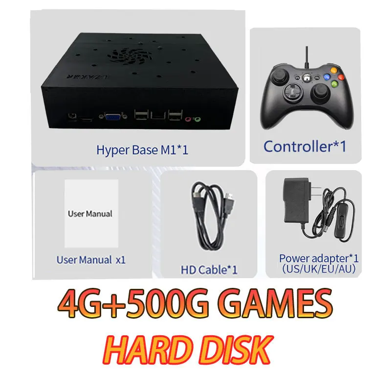 Plug-and-Play NEW Retro Gaming Device 70000+ Games for Wii PS2 DC PSP GAMECUBE 2T Loaded X8 Console Windows 11 Children's Gift