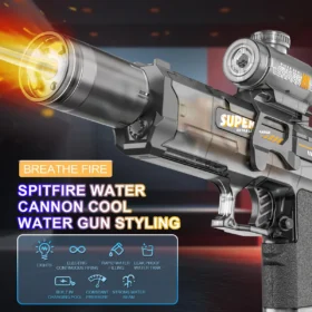 Electric Water Gun Automatic Squirt Blaster Soaker Summer Outdoor Beach Pool Party Toy for Adults Kids Automatic Watergun Gifts