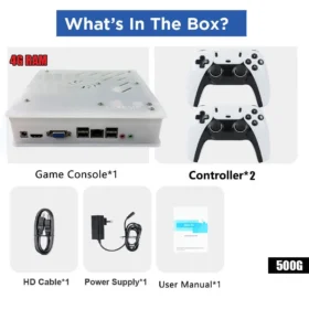 Plug-and-Play NEW Retro Gaming Device 70000+ Games for Wii PS2 DC PSP GAMECUBE 2T Loaded X8 Console Windows 11 Children's Gift