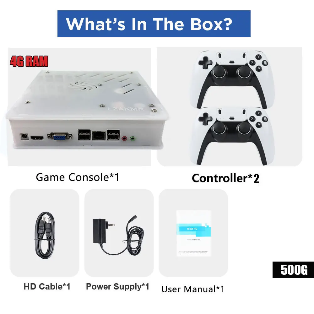 Plug-and-Play NEW Retro Gaming Device 70000+ Games for Wii PS2 DC PSP GAMECUBE 2T Loaded X8 Console Windows 11 Children's Gift