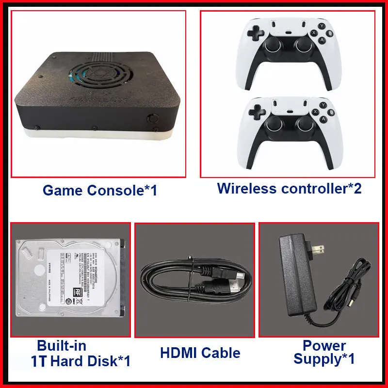 Super Console X3 Retro Game Console I3-3110M | 1TB HDD 70,000+ Games | Plug & Play TV | PS2 Wii PSP GC N64 | Wireless Controller