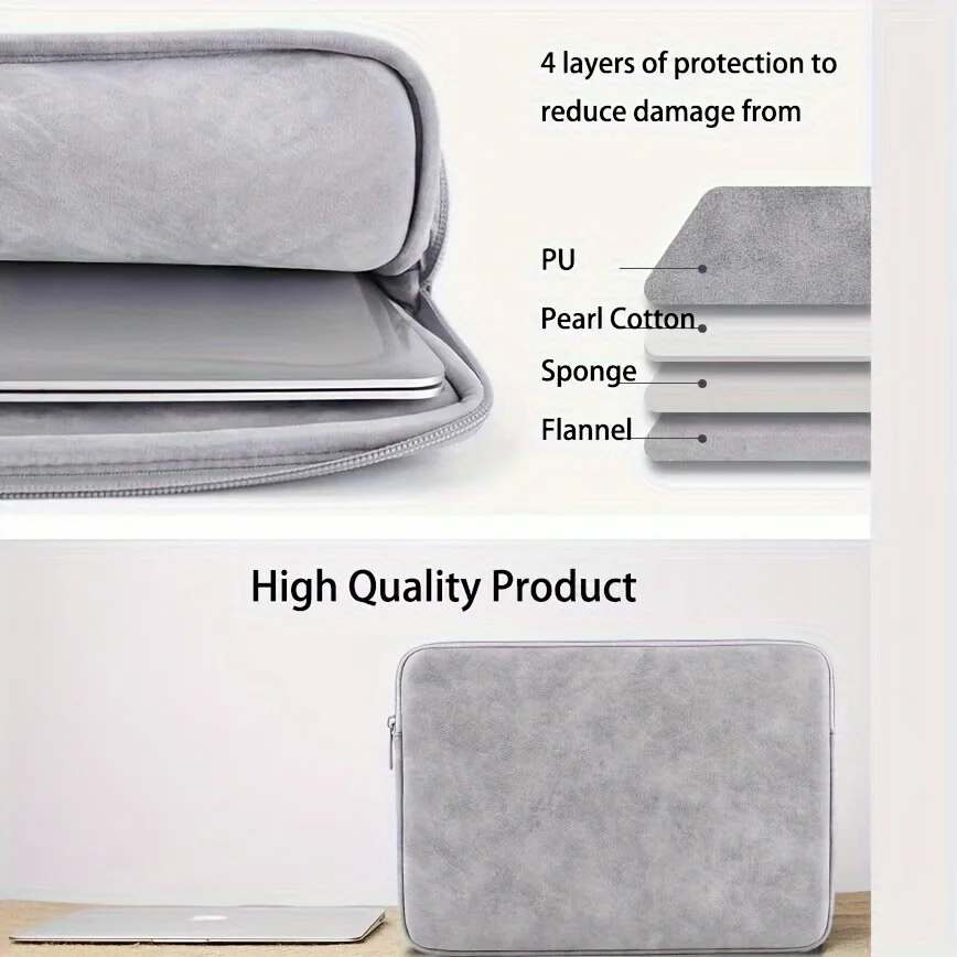 11 13 14 15  PU Leather Protective Tablet Bag Computer Pouch Case Storage Bags Slim Laptop Sleeve for Macbook Perfect