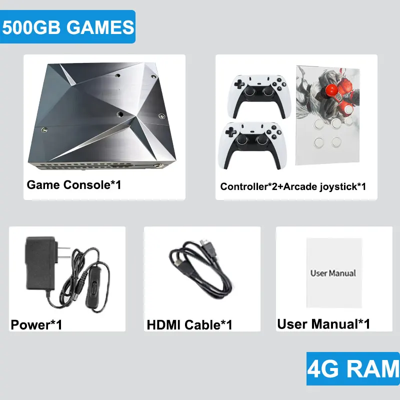 P88 Retro Game Console 2TB HDD 70000+ Games Dual System Win11 & Batocera Plug and Play for Wii PS2 DC PSP NGC TV Gaming Gift