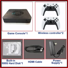 Super Console X3 Retro Game Console I3-3110M | 1TB HDD 70,000+ Games | Plug & Play TV | PS2 Wii PSP GC N64 | Wireless Controller