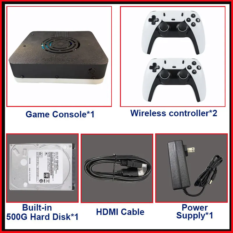 Super Console X3 Retro Game Console I3-3110M | 1TB HDD 70,000+ Games | Plug & Play TV | PS2 Wii PSP GC N64 | Wireless Controller