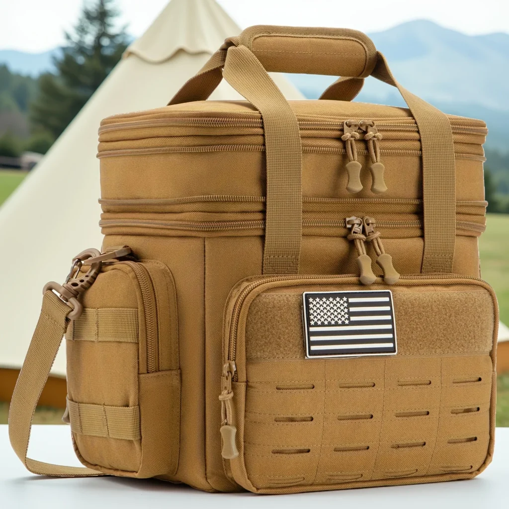Tactical Lunch Box Expandable 18L Insulated Cooler Bag Leak Proof Lunch Bag for Work Camping Outdoor Picnic MOLLE Weave Strap Tactical Lunch Box Expandable 18L Insulated Cooler Bag Leak Proof Lunch Bag for Work Camping Outdoor Picnic MOLLE Weave Strap