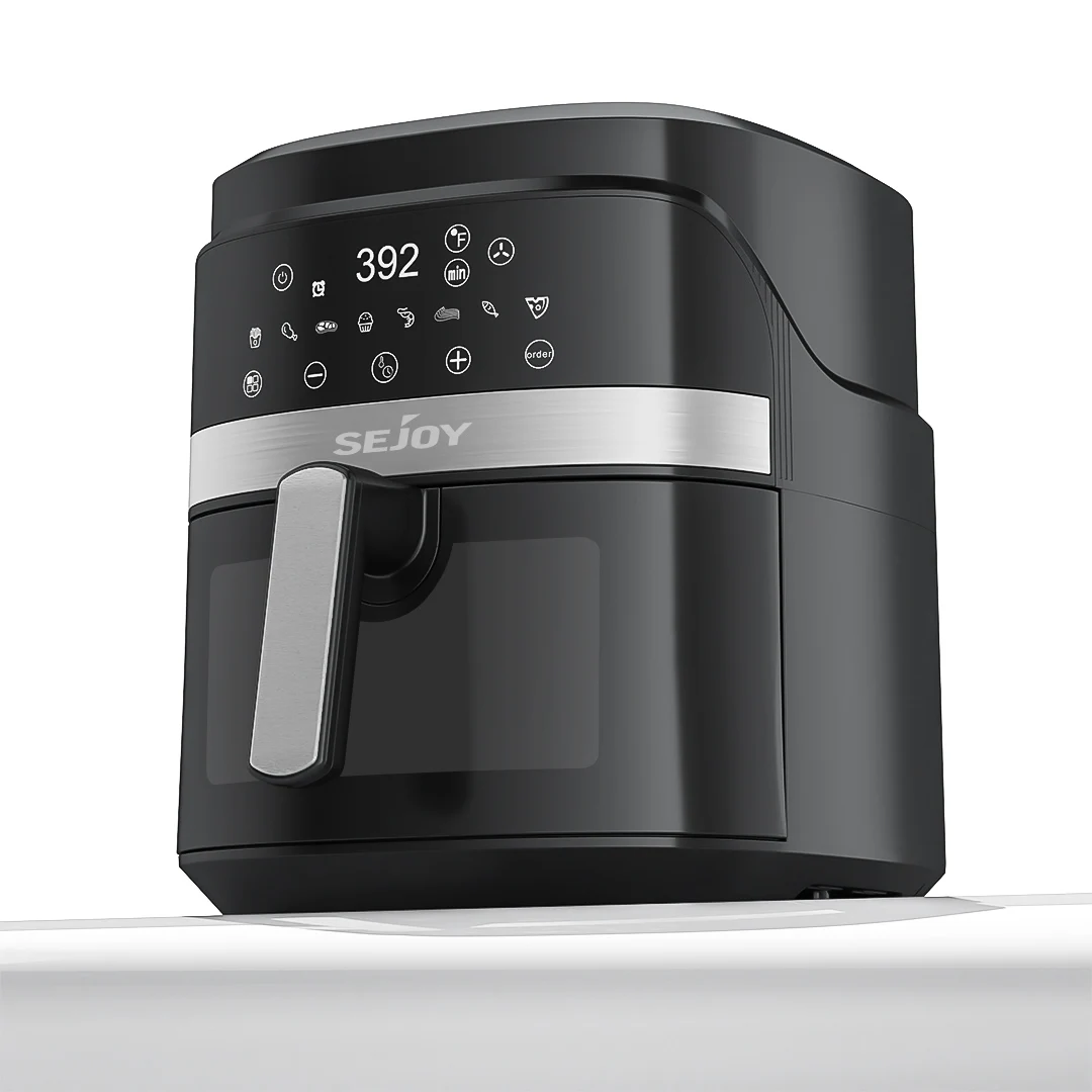 8-in-1 Air Fryer 6 Qt, Premium Ceramic Coating,Precise Heating for Even Results, Air Fry, Roast, Bake, Broil,Frozen, Proof,120V