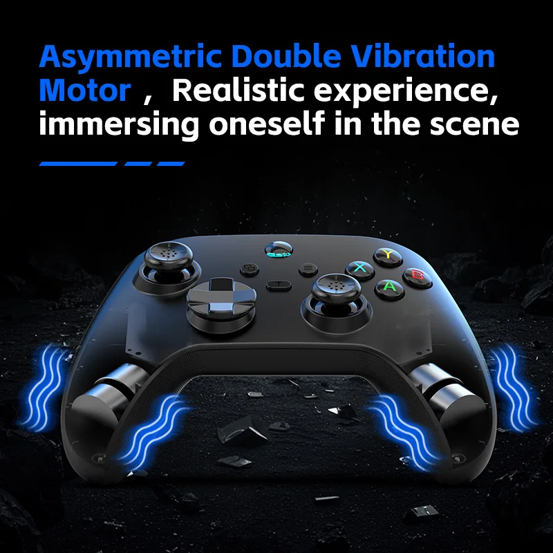 G6 wireless  mobile game controller with Hall trigger and Hall joystick supporting switch/pc/android/IOS