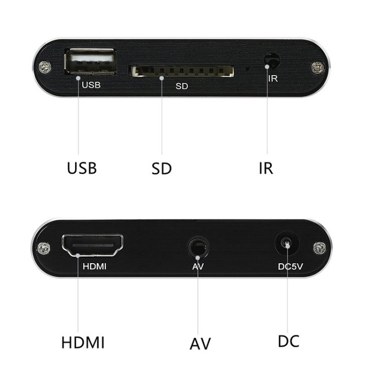 X9 HD Multimedia Player 4K Video Loop USB External Media Player AD Player