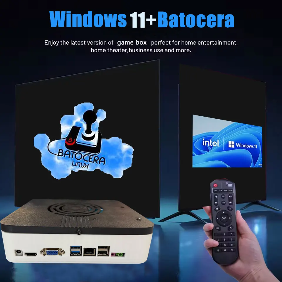 Super Console X3 Retro Game Console I3-3110M | 1TB HDD 70,000+ Games | Plug & Play TV | PS2 Wii PSP GC N64 | Wireless Controller