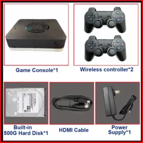 Super Console X3 Retro Game Console I3-3110M | 1TB HDD 70,000+ Games | Plug & Play TV | PS2 Wii PSP GC N64 | Wireless Controller