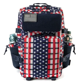 45L Men's Tactical Backpack with Double Cup Holder Hunting Backpack Outdoor Camping Gear Backpack Hiking Survival Backpack