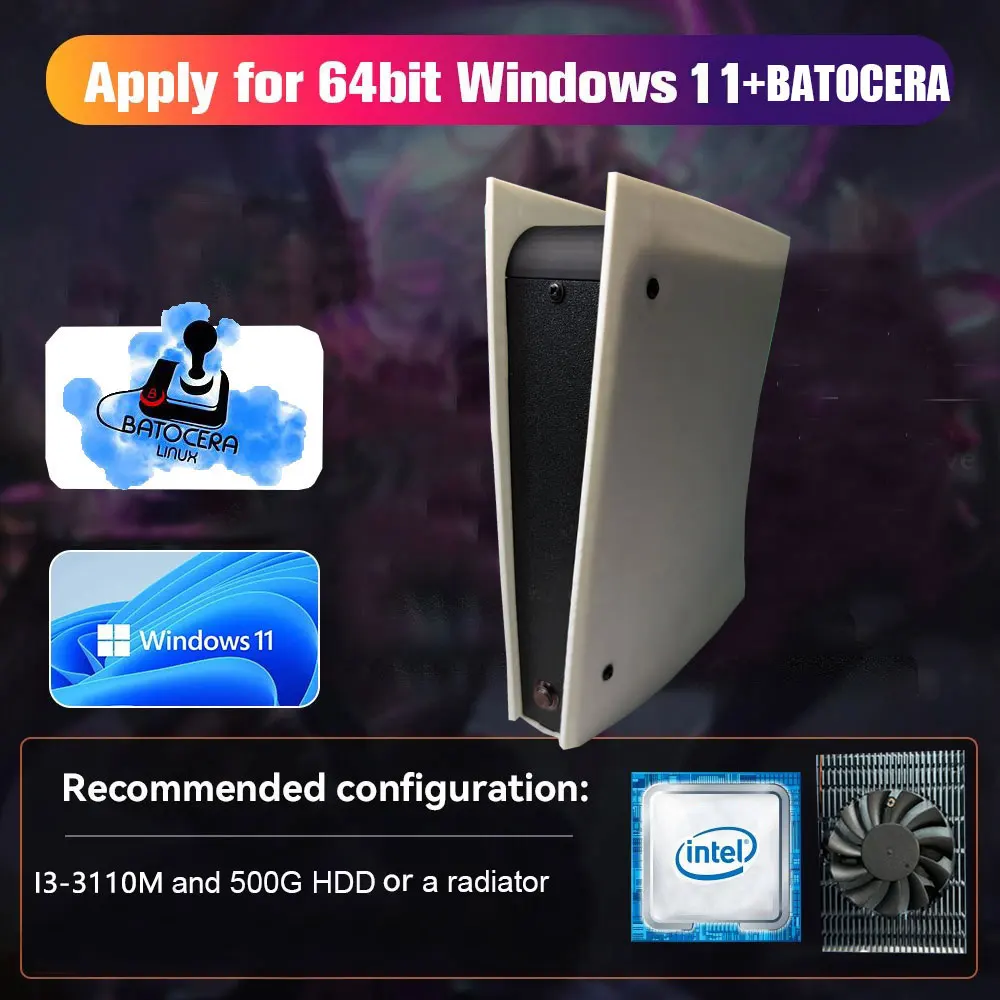New X5 Retro Game Console 2TB HDD Built-in 70000+ Games 4K HD Plug and Play TV 60+ Emulators for WII PS2 PSP SS Holiday Gift