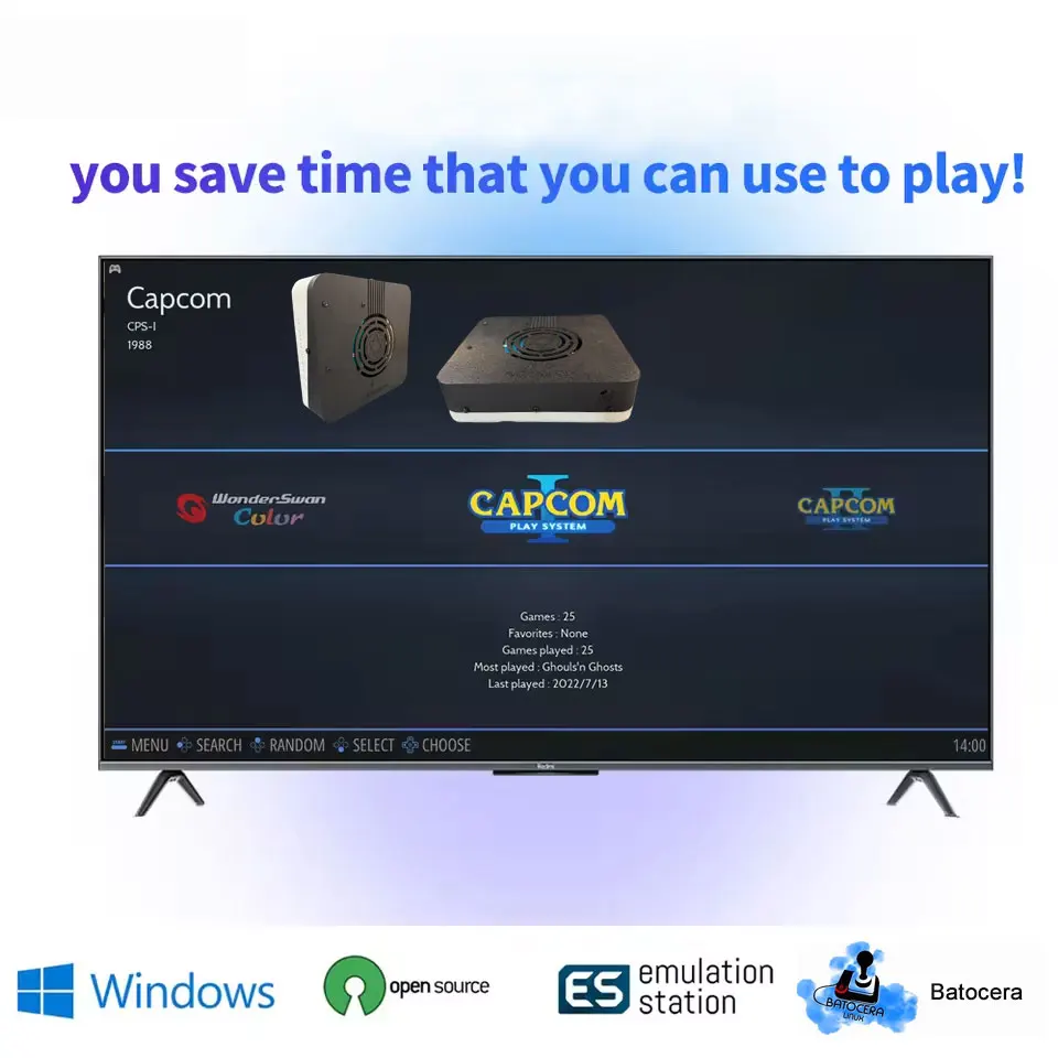 Super Console X3 Retro Game Console I3-3110M | 1TB HDD 70,000+ Games | Plug & Play TV | PS2 Wii PSP GC N64 | Wireless Controller