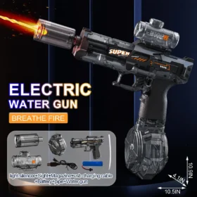 Electric Water Gun Automatic Squirt Blaster Soaker Summer Outdoor Beach Pool Party Toy for Adults Kids Automatic Watergun Gifts