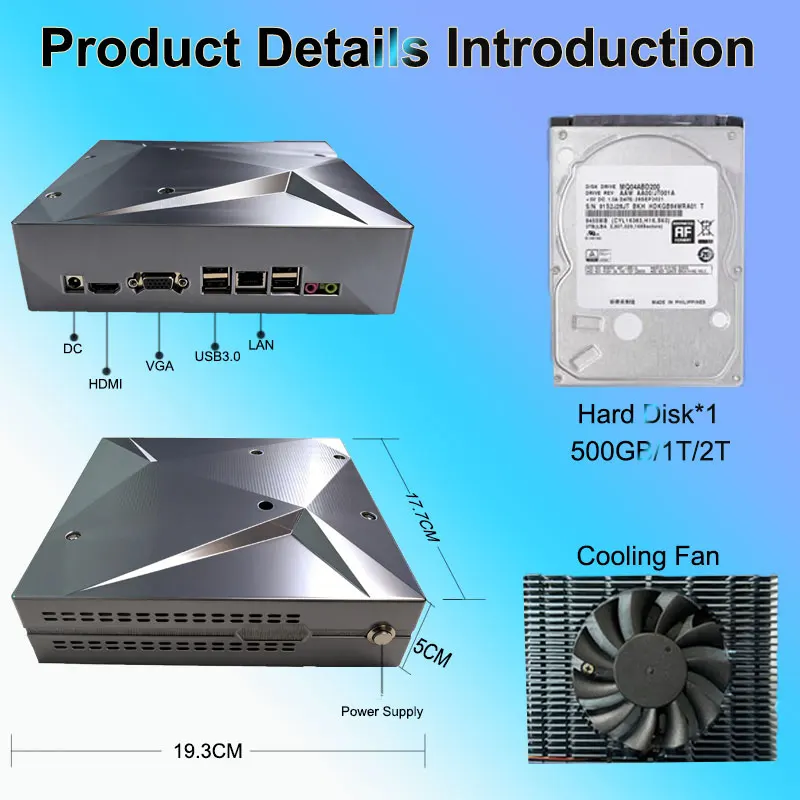 P88 Retro Game Console 2TB HDD 70000+ Games Dual System Win11 & Batocera Plug and Play for Wii PS2 DC PSP NGC TV Gaming Gift