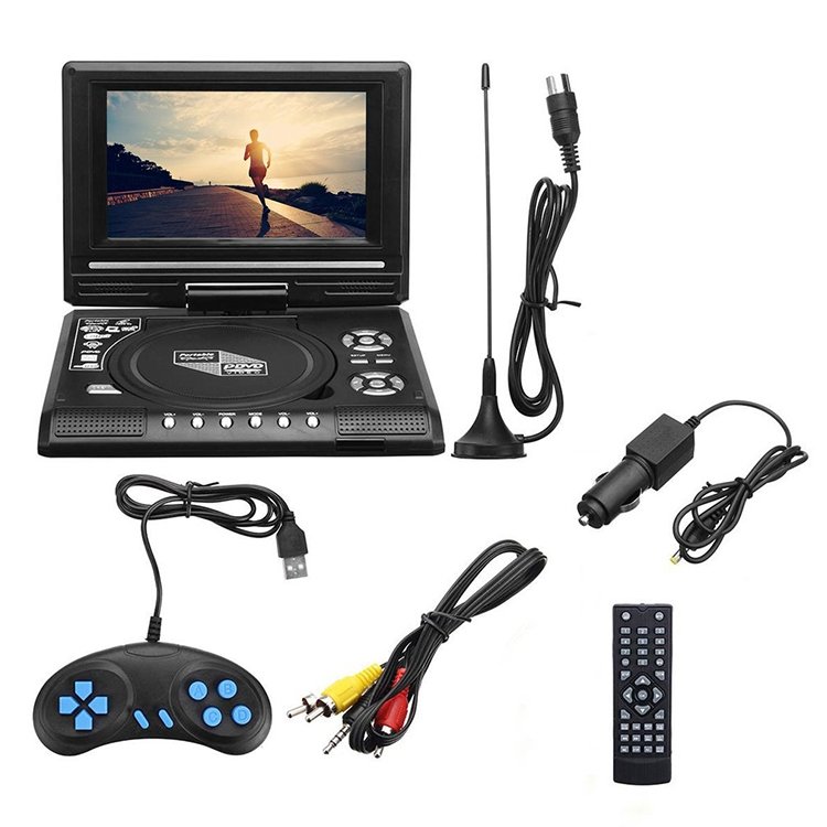 7.8 inch Portable DVD with TV Player, Support SD / MMC Card / Game Function / USB Port...