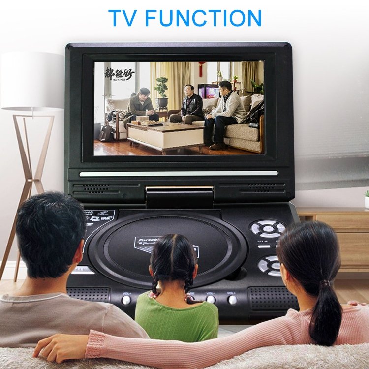7.8 inch Portable DVD with TV Player, Support SD / MMC Card / Game Function / USB Port...