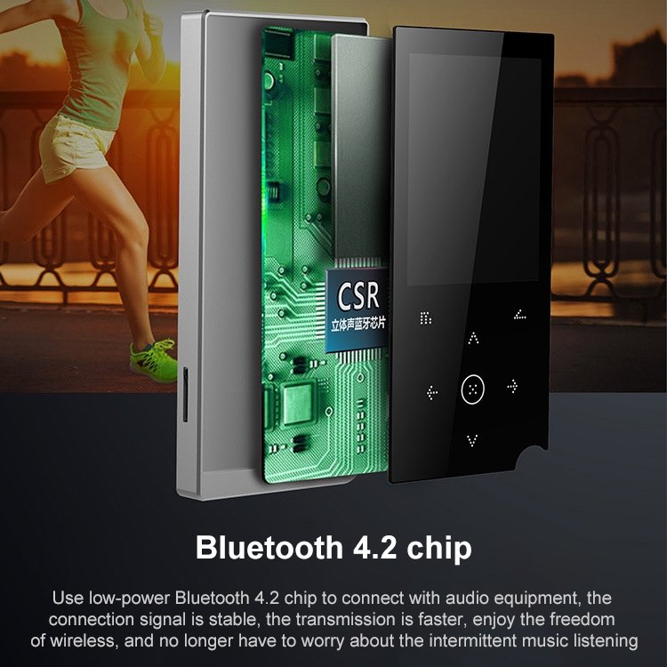 2.4 inch Touch-Button MP4 / MP3 Lossless Music Player, Support E-Book / Alarm Clock / Timer Shutd...