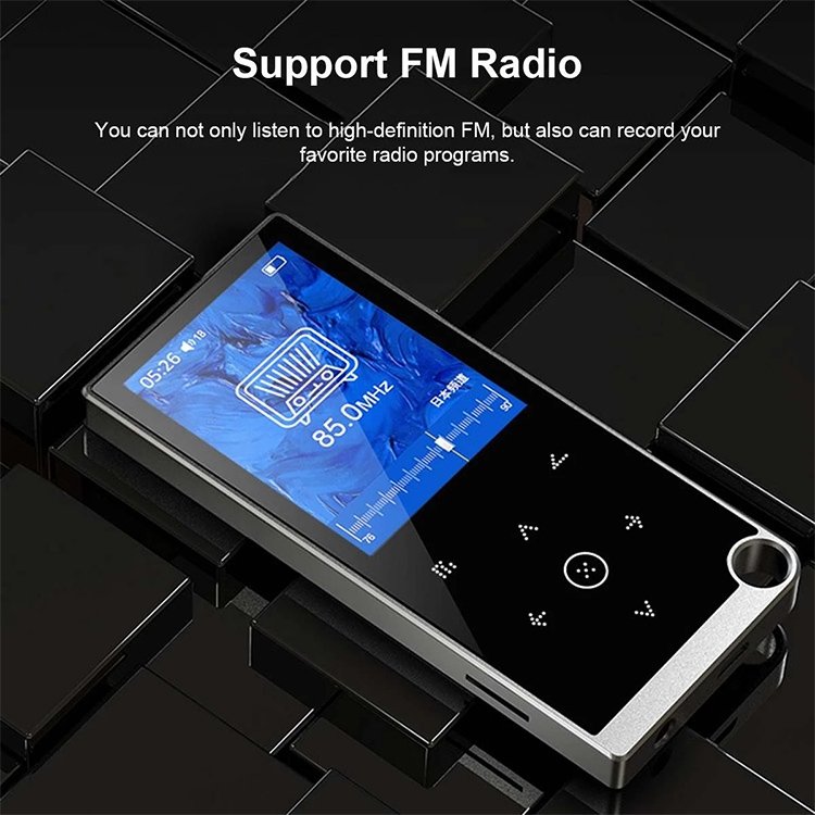 2.4 inch Touch-Button MP4 / MP3 Lossless Music Player, Support E-Book / Alarm Clock / Timer Shutd...