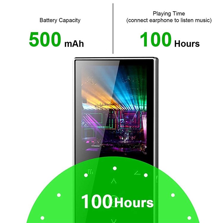 2.4 inch Touch-Button MP4 / MP3 Lossless Music Player, Support E-Book / Alarm Clock / Timer Shutd...