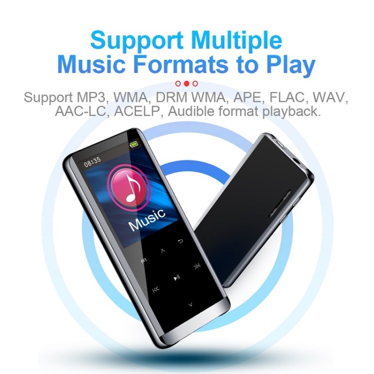 M13 High-Definition Noise Reduction Recorder Music MP4 Player, Support Recording / E-Book / TF Ca...