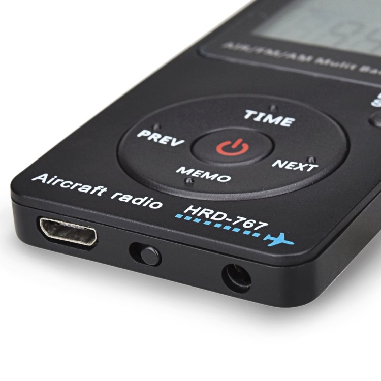 Mini Aviation Band Radio Can Set Automatic Shutdown FM, AM, AIR Radio, HRD-767