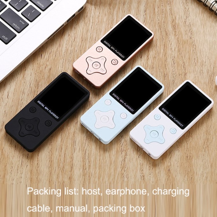 T68 Card Lossless Sound Quality Ultra-thin HD Video MP4 Player, Cross Key