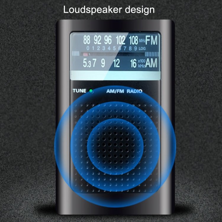 R06 Small FM/AM Pointer Frequency Adjustment Radios With Antenna Pocket Retro Radio, R06
