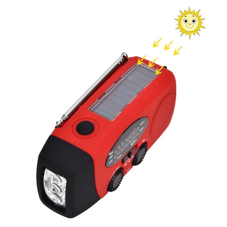 HanRongda HRD-902 Disaster Prevention and Emergency Solar Charging Lighting Mobile Portable Radio...