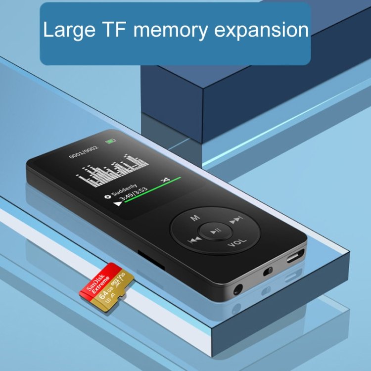 Bluetooth MP3/MP4 Student Walkman Music Player E-Book Playback, Without Memory Card...
