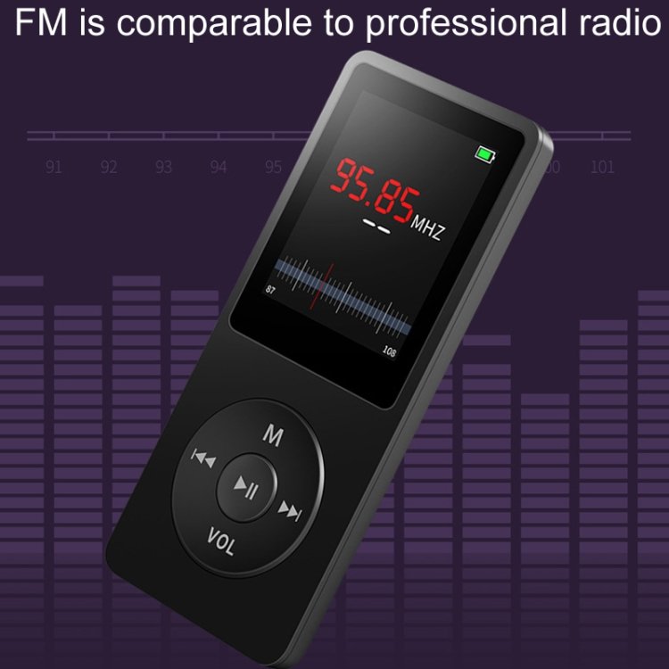 Bluetooth MP3/MP4 Student Walkman Music Player E-Book Playback, Without Memory Card...