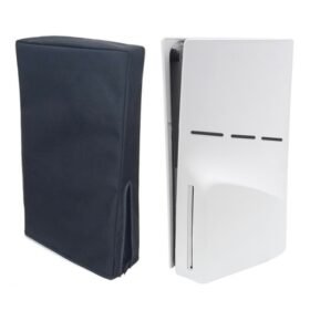 For PS5 Slim Disc & Digital Host Dust Cover Protective  Case, Vertical Gray, Vertical Black...