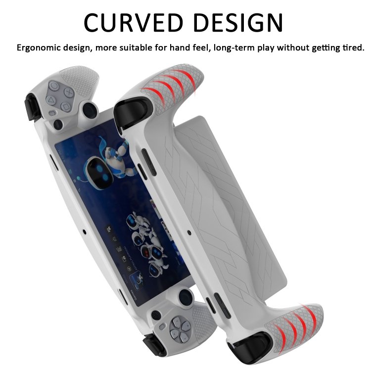 For Sony PS Portal Game Console Silicone Protective Cover Oil Spray All-Inclusive Protective Case...