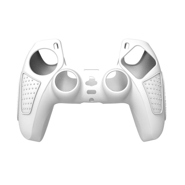 For PS5 Gamepad Silicone Protective Case Anti-Skid Soft Silicone Cover, White, Blue, Black...