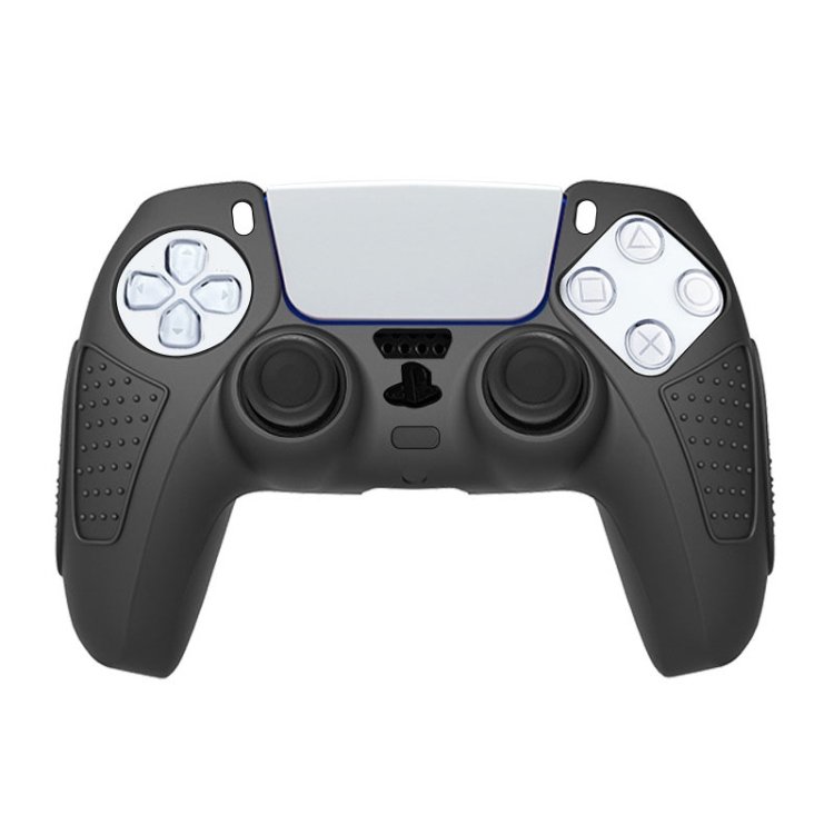 For PS5 Gamepad Silicone Protective Case Anti-Skid Soft Silicone Cover, White, Blue, Black...