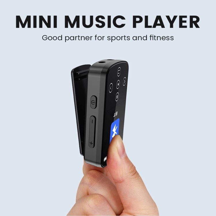 MP3 Bluetooth Music Player HIFI Sports Clip Touch Screen MP4, No TF Card, 8GB, 16GB, 32GB, 64GB...